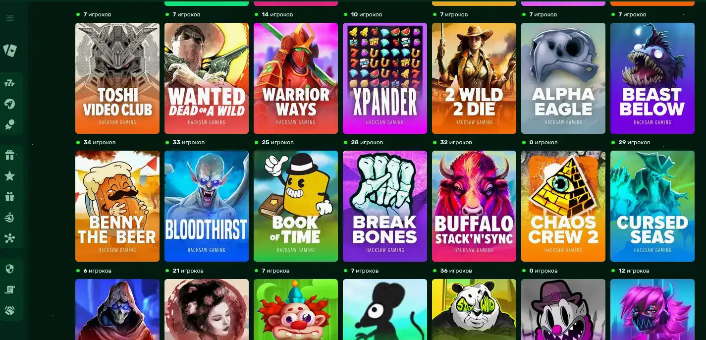 Мобильная версия казино Тип Топ на телефоне